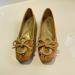 J. Rene Cork Flats in multi-colors
